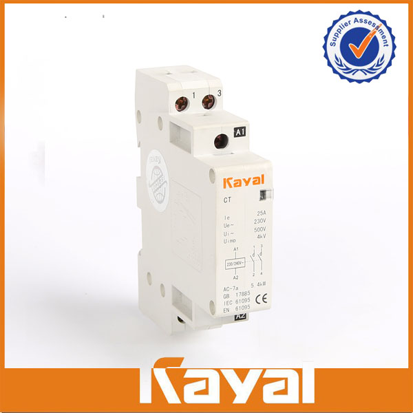 1 pole household modular AC contactor