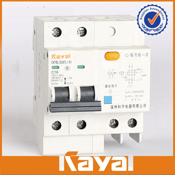 C45L-63 2 Pole Residual current circuit breaker