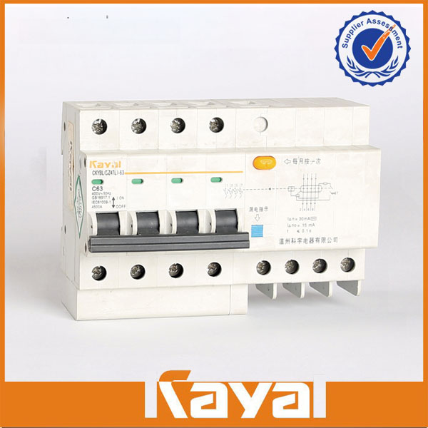 C65L 4 Pole Residual current circuit breaker