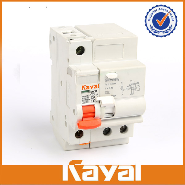 C65L 1 Pole Residual current circuit breaker