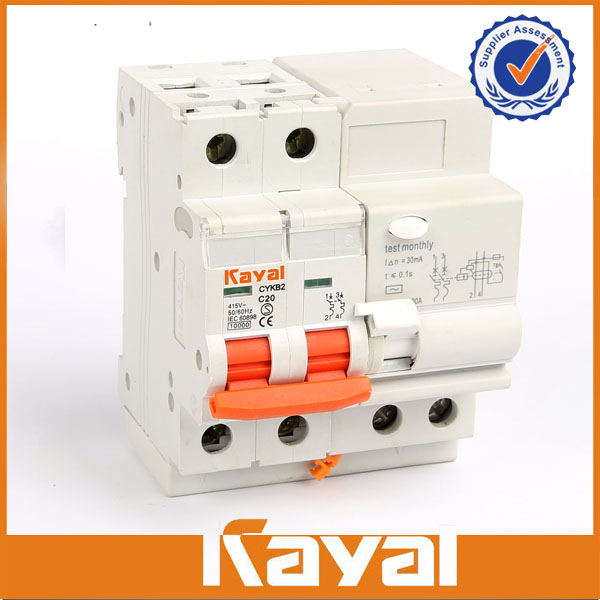 C65L 2 Pole Residual current circuit breaker